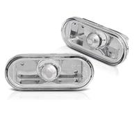 Indicazioni laterali compatibili con VW GOLF 4 BORA 1995 1996 1997- GOLF 3 1995 1996- IBIZA 1995-1999 TOLEDO RS-3272 Indicatore di direzione lente 1 paio paraurti freccia luce paraurti fendinebbia