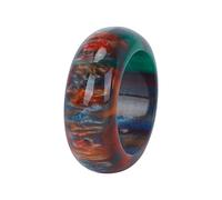 Indice dei gioielli Acrilico E Finger Set Completo Resina Europa Mano Anello di Barretta Colorato Stati Anello Delle Signore Anelli Allungati Anelli per Le Donne, B6, Acrilico, Nessuna pietra preziosa