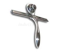 indici15 Bagno TERGIVETRO Tergicristallo per Doccia con Ventosa Acciaio by IBB