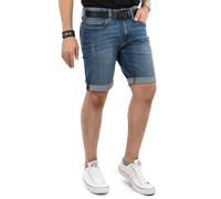 Indicode B797 - Pantaloncini corti da uomo, in jeans estivi, Mid-indaco, XXL