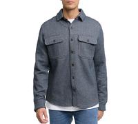 Indicode Camicia da uomo INWheel a maniche lunghe con tasche sul petto e bottoni | Giacca da mezza stagione da uomo, Navy Mix, L