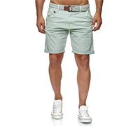 Indicode Conor - Bermuda da uomo con cintura, 100% cotone, vestibilità regolare Spray surf XL