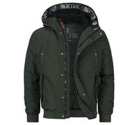 Indicode INAlbanos - Giacca invernale da uomo con cappuccio e tasche | Calda giacca da uomo per l'inverno e le giornate fredde, giacca invernale, giacca per il tempo libero, giacca outdoor