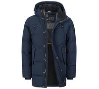 Indicode INBoulton Giacca invernale da uomo con cerniera nascosta e cappuccio | calda giacca da uomo, Sky Captain, L