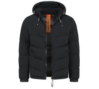 Indicode INCorian - Giacca trapuntata da uomo, foderata, invernale, con | Giacca calda con cappuccio e coulisse, da uomo, per attività all'aperto, per il tempo libero, giacca foderata con tasche