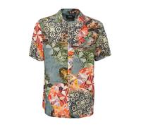 INDICODE JEANS Camicia 'Mariol' écru / oliva / abete / arancione Uomo INDICODE JEANS L