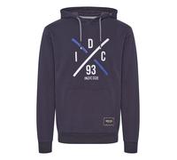 INDICODE JEANS Felpa 'Leon' blu notte / genziana / bianco Uomo - Abbigliamento - Taglie comode - Felpe INDICODE JEANS S