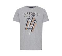 INDICODE JEANS Maglietta 'Ronny' pueblo / grigio sfumato / nero / bianco Uomo INDICODE JEANS S