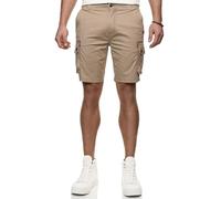 Indicode Pantaloncini cargo da uomo INLanny con 6 tasche | Bermuda da uomo Pantaloni estivi in cotone