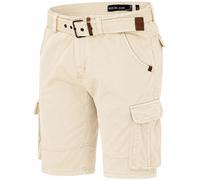 INDICODE Pantaloni cargo beige chiaro Uomo - Abbigliamento - Pantaloni - Pantaloni corti e bermuda - Pantaloncini cargo INDICODE 50