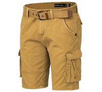 INDICODE Pantaloni cargo senape Uomo - Abbigliamento - Pantaloni - Pantaloni corti e bermuda - Pantaloncini cargo INDICODE 40