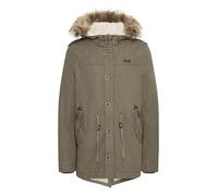Indicode, Pulsoor, Giacca invernale, da uomo, parka, giacca da uomo lunga con cappuccio, in pelliccia, fodera di pelliccia e orsacchiotto, in materiale di alta qualità Army (600) 56