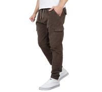 Indicode Sydney - Pantaloni da uomo in velluto a coste in cotone, marrone, XXL