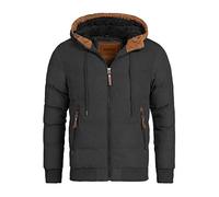 Indicode Uomini Adeline Winter Jacket | Giacca invernale con cappuccio Black XL