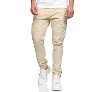 Indicode Uomini Alex Cargo Pants | Pantaloni Cargo in Cotone con 6 Tasche