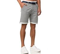 Indicode Uomini Bourchier Chino Shorts | Bermuda Pantaloncini Chino Inclusa Cintura Dk Grey XL