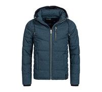 Indicode Uomini Circus Quilted Jacket | Giubbotto trapuntato dall'aspetto piumino Navy XXL