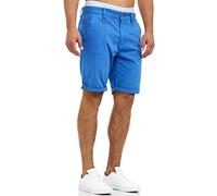 Indicode Uomini Cuba Chino Shorts | Bermuda Pantaloncini Chino con 5 Tasche Blau Palace Blue XXL