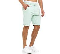 Indicode Uomini Cuba Chino Shorts | Bermuda Pantaloncini Chino con 5 Tasche Surf Spray M