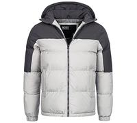 Indicode Uomini Danix Winter Jacket | Giacca invernale con cappuccio Lt grey L