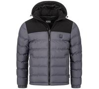 Indicode Uomini Eberhardy Quilted Jacket | Giubbotto trapuntato dall'aspetto piumino Dk Grey XL