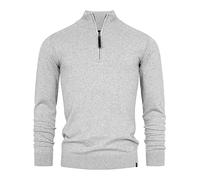 Indicode Uomini Gore Pullover | Maglione con Collo Alto in 80% Cotone Lt Grey Mix XXL
