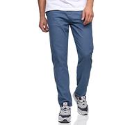 Indicode Uomini Haverfield Pants | Pantaloni in Lino e Cotone Dk Denim M