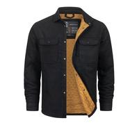 Indicode Uomini Henderson Maglia Maniche Lunghe Giacca Mezza Stagione Foderata Black Large