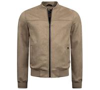 Indicode Uomini Ibon Jacket | Giacca in similpelle scamosciata Beige XL