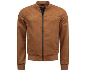 Indicode Uomini Ibon Jacket | Giacca in similpelle scamosciata | Elegante giacca in ecopelle con elegante effetto velluto e camoscio, giacca da uomo, giacca per le mezze stagioni