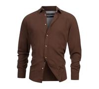 Indicode Uomini INGilman Shirt | Camicia a Quadri con Colletto Kent in Misto Cotone Bracken M