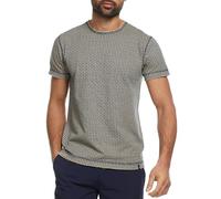 Indicode Uomini INJude Retro Shirt | Maglietta retrò con Scollo Rotondo Navy M