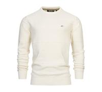 Indicode Uomini Injustice Pullover | Maglione a Scollo Rotondo White Asparagus L