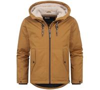 Indicode Uomini INKylian Winter Jacket | Giubbotto invernale con cappuccio foderato Rubber L