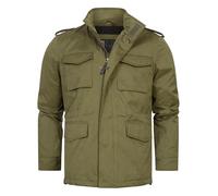 Indicode Uomini INWilliax Jacket | Giacca di transizione con colletto alto e zip nascosta Army L