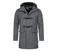 Indicode Uomini Liam Coat | Cappotto duffle Grey Mix S