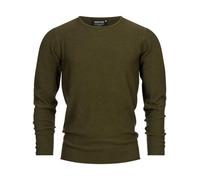 Indicode Uomini Loakim Knit Sweater | Maglione Classico a Maglia Melange con Scollo Rotondo