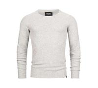 Indicode Uomini Loakim Knit Sweater | Maglione Classico a Maglia Melange con Scollo Rotondo