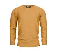 Indicode Uomini Loakim Knit Sweater | Maglione Classico a Maglia Melange con Scollo Rotondo Inca L