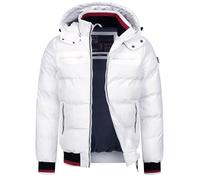 Indicode Uomini Marlon Quilted Jacket | Giacca trapuntata dall'aspetto di una piumino Optical white XL