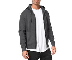 Indicode Uomini Reilly Hoodie | Felpa con Cappuccio Dk Grey M