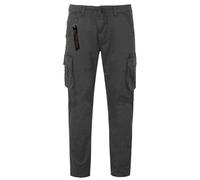 Indicode Uomo Pantaloni Combat Inperlo Diritto Sottile IN Scuro Blu Marina