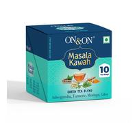 INDIE Masala Kawah miscela di tè verde Ashwagandha curcuma singola 10 bustine...