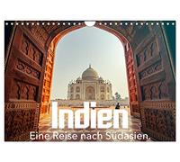 Indien - Eine Reise nach Südasien. (Wandkalender 2026 DIN A4 quer), CALVENDO Monatskalender: Lassen Sie sich von der bezaubernden Kultur Indiens begeistern.