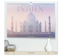 Indien: Menschen ¿ Farben ¿ Religionen (hochwertiger Premium Wandkalender 2026 DIN A2 quer), Kunstdruck in Hochglanz: 12 farbenprächtige Bilder aus Indien