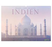 Indien: Menschen ¿ Farben ¿ Religionen (Wandkalender 2026 DIN A2 quer), CALVENDO Monatskalender: 12 farbenprächtige Bilder aus Indien