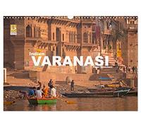 Indien - Varanasi (Wandkalender 2026 DIN A3 quer), CALVENDO Monatskalender: Entdecken Sie die Stadt des Gottes Shiva und eine der heiligsten Stätten des indischen Hinduismus - Varanasi.