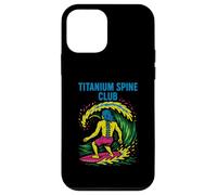 Indietro Chirurgia Titanium Spine Club Cool Mens Get Well Custodia per iPhone 12 mini