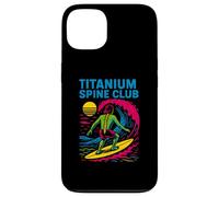 Indietro Chirurgia Titanium Spine Club Cool Mens Get Well Custodia per iPhone 13