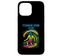 Indietro Chirurgia Titanium Spine Club Cool Mens Get Well Custodia per iPhone 13 Pro Max